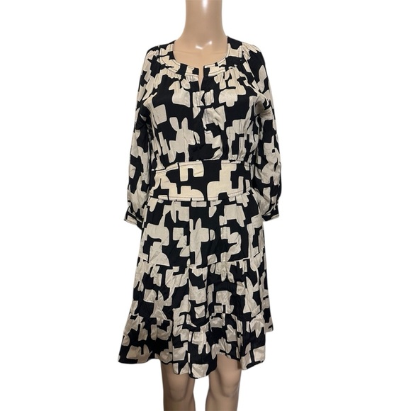 Ba&sh pulse printed mini dress black white - Picture 5 of 8